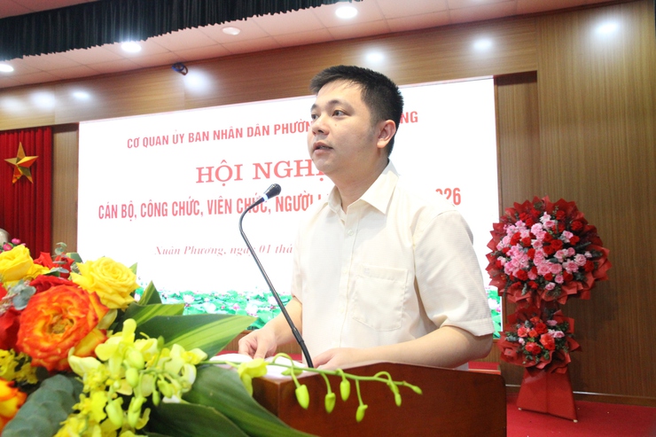 Phường Xuân Phương tổ chức Hội nghị cán bộ, công chức, viên chức, người lao động năm 2026- Ảnh 3.