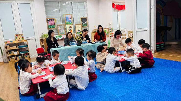 THĂM LỚP DỰ GIỜ TẠI MẦM NON THỊNH LIỆT ĐỒNG HÀNH - SẺ CHIA - HẠNH PHÚC- Ảnh 1.