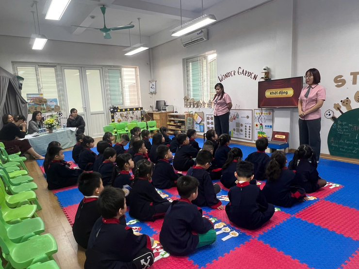 THĂM LỚP DỰ GIỜ TẠI MẦM NON THỊNH LIỆT ĐỒNG HÀNH - SẺ CHIA - HẠNH PHÚC- Ảnh 2.