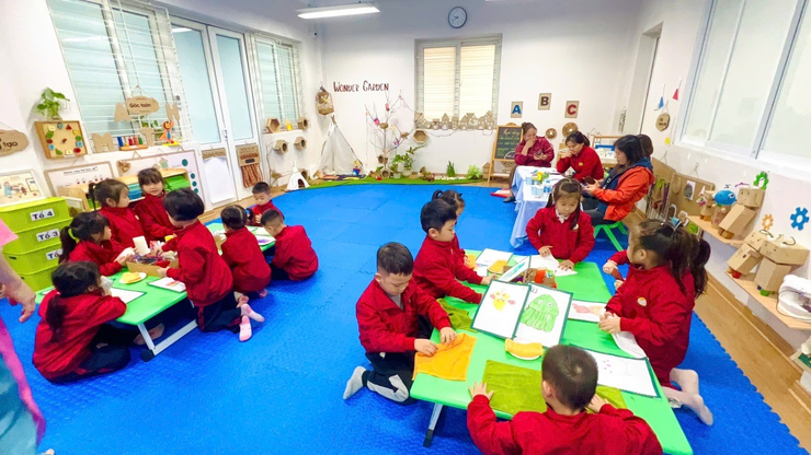 THĂM LỚP DỰ GIỜ TẠI MẦM NON THỊNH LIỆT ĐỒNG HÀNH - SẺ CHIA - HẠNH PHÚC- Ảnh 3.