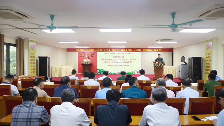 Phường Dương Nội hoàn thành toàn diện nhiệm vụ tuyển quân năm 2026- Ảnh 1.