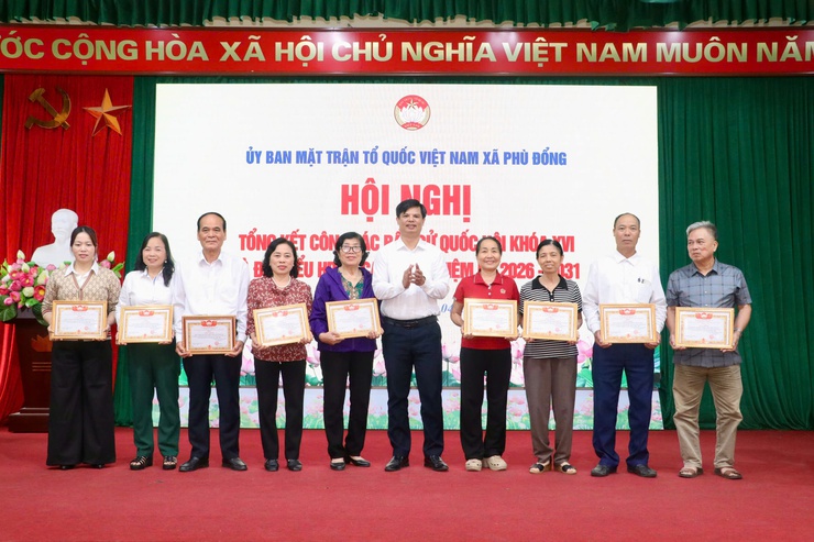 Ủy ban MTTQ Việt Nam xã Phù Đổng sơ kết công tác Mặt trận Tổ quốc và các đoàn thể quý I, triển khai phương hướng, nhiệm vụ quý II-2026- Ảnh 5.