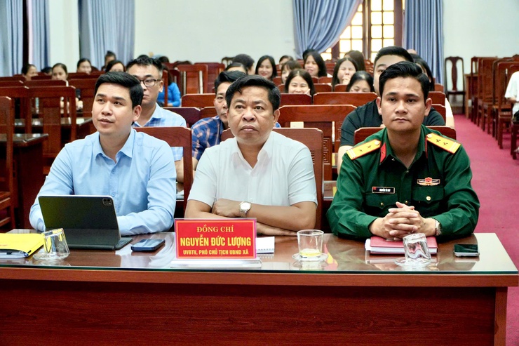 XÃ TÂY PHƯƠNG THAM DỰ HỘI NGHỊ TRỰC TUYẾN TOÀN QUỐC VỀ PHÒNG, CHỐNG THIÊN TAI NĂM 2026- Ảnh 1.