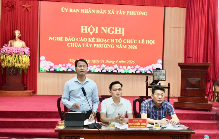TÂY PHƯƠNG TỔ CHỨC HỘI NGHỊ BÁO CÁO KẾ HOẠCH
LỄ HỘI CHÙA TÂY PHƯƠNG 2026- Ảnh 3.