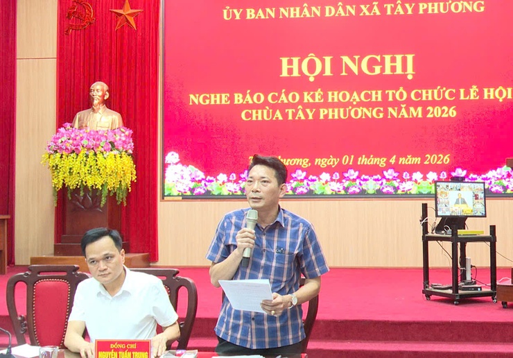 TÂY PHƯƠNG TỔ CHỨC HỘI NGHỊ BÁO CÁO KẾ HOẠCH
LỄ HỘI CHÙA TÂY PHƯƠNG 2026- Ảnh 6.