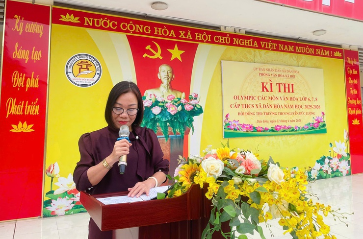 KHAI MẠC KỲ THI OLYMPIC LỚP 6, 7, 8 NĂM HỌC 2025-2026 TẠI XÃ DÂN HOÀ- Ảnh 4.