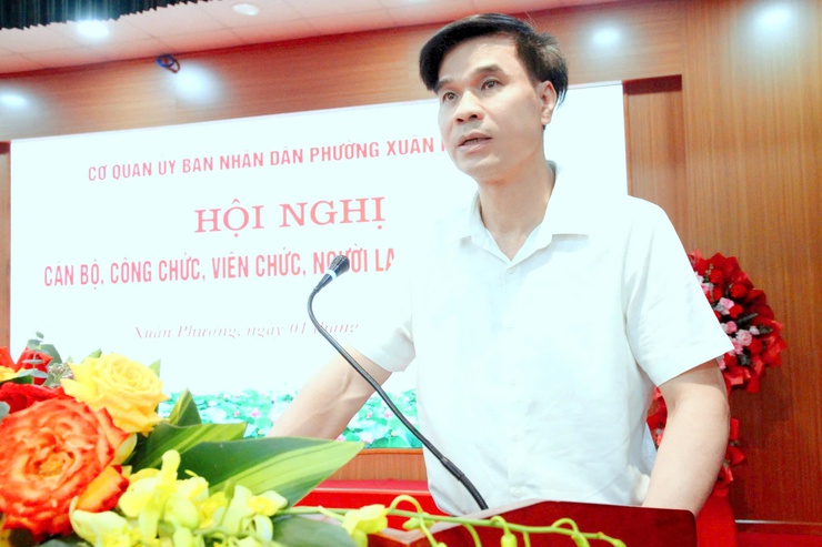 Phường Xuân Phương tổ chức Hội nghị cán bộ, công chức, viên chức, người lao động năm 2026- Ảnh 4.