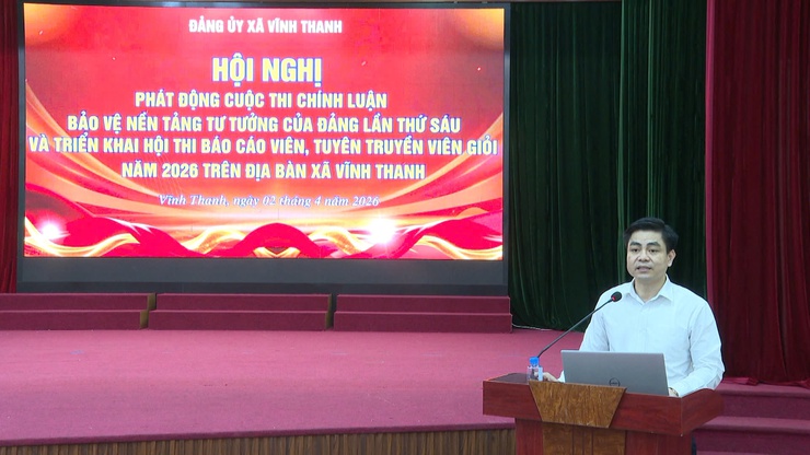 ĐẢNG ỦY XÃ VĨNH THANH PHÁT ĐỘNG CUỘC THI CHÍNH LUẬN VỀ BẢO VỆ NỀN TẢNG TƯ TƯỞNG CỦA ĐẢNG LẦN THỨ VI NĂM 2026- Ảnh 4.