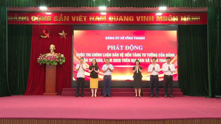 ĐẢNG ỦY XÃ VĨNH THANH PHÁT ĐỘNG CUỘC THI CHÍNH LUẬN VỀ BẢO VỆ NỀN TẢNG TƯ TƯỞNG CỦA ĐẢNG LẦN THỨ VI NĂM 2026- Ảnh 6.
