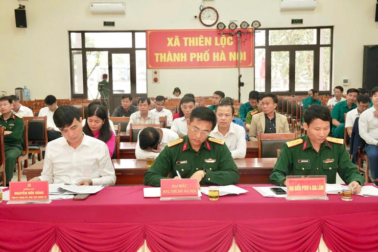 Thiên Lộc tổng kết công tác tuyển chọn, gọi công dân nhập ngũ và thực hiện nghĩa vụ tham gia công an nhân dân năm 2026.- Ảnh 3.