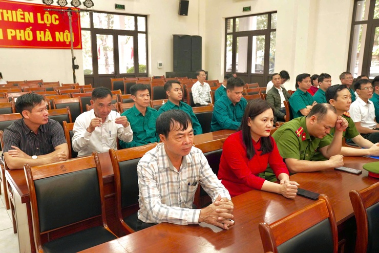 Thiên Lộc tổng kết công tác tuyển chọn, gọi công dân nhập ngũ và thực hiện nghĩa vụ tham gia công an nhân dân năm 2026.- Ảnh 9.