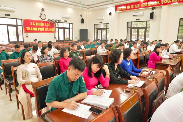 Thiên Lộc tổng kết công tác tuyển chọn, gọi công dân nhập ngũ và thực hiện nghĩa vụ tham gia công an nhân dân năm 2026.- Ảnh 10.