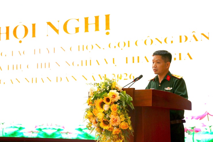 Thiên Lộc tổng kết công tác tuyển chọn, gọi công dân nhập ngũ và thực hiện nghĩa vụ tham gia công an nhân dân năm 2026.- Ảnh 7.