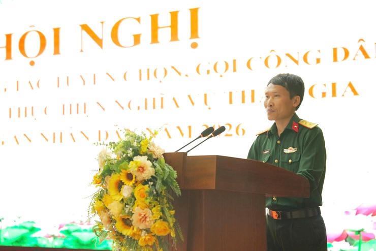 Thiên Lộc tổng kết công tác tuyển chọn, gọi công dân nhập ngũ và thực hiện nghĩa vụ tham gia công an nhân dân năm 2026.- Ảnh 15.