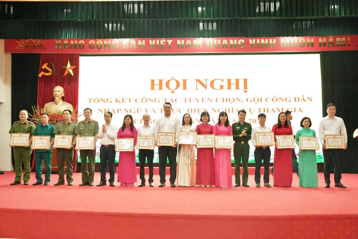 Thiên Lộc tổng kết công tác tuyển chọn, gọi công dân nhập ngũ và thực hiện nghĩa vụ tham gia công an nhân dân năm 2026.- Ảnh 18.