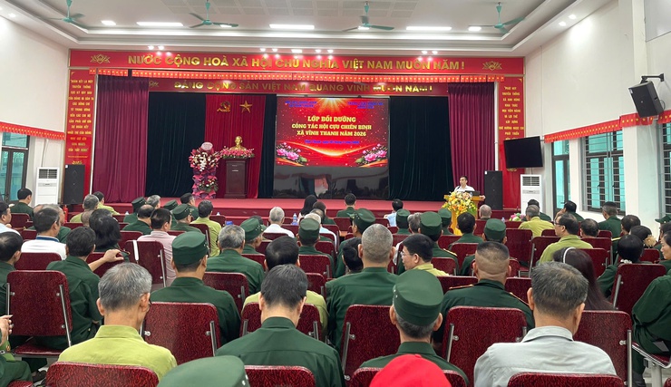 HỘI CCB XÃ VĨNH THANH TỔ CHỨC LỚP BỒI DƯỠNG CÔNG TÁC HỘI CỰU CHIẾN BINH NĂM 2026- Ảnh 1.