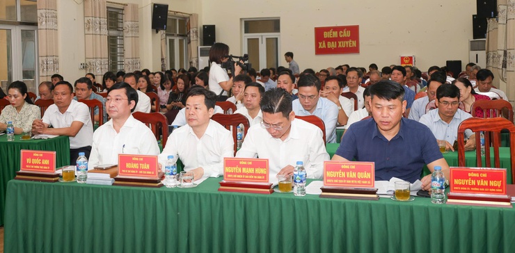 Xã Đại Xuyên giao ban đánh giá kết quả thực hiện nhiệm vụ 3 tháng đầu năm và triển khai các nhiệm vụ trọng tâm 9 tháng cuối năm 2026.- Ảnh 2.