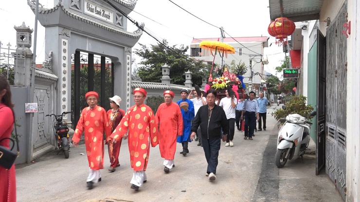 RẠNG DANH "TRẠNG CẬU, TRẠNG CHÁU".  Ngày Giỗ Tổ họ Nguyễn Đức ở Canh Hoạch – Nét đẹp văn hóa đất học Dân Hoà- Ảnh 10.