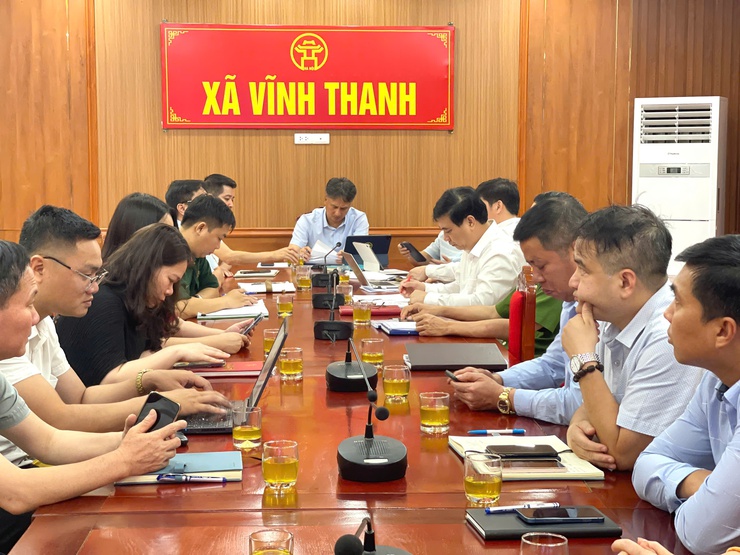 Xã Vĩnh Thanh tham dự hội nghị trực tuyến đánh giá công tác quý I, triển khai nhiệm vụ quý II năm 2026.- Ảnh 3.