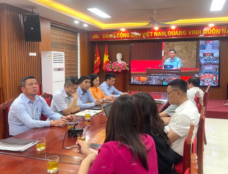 Xã Vĩnh Thanh tham dự hội nghị trực tuyến đánh giá công tác quý I, triển khai nhiệm vụ quý II năm 2026.- Ảnh 6.