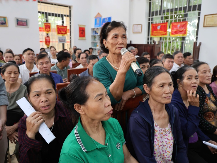 Tam Hưng: Họp dân thôn Dư Dụ triển khai công tác GPMB Dự án Khu đô thị thể thao Olympic- Ảnh 9.