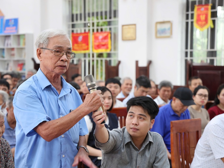 Tam Hưng: Họp dân thôn Dư Dụ triển khai công tác GPMB Dự án Khu đô thị thể thao Olympic- Ảnh 8.