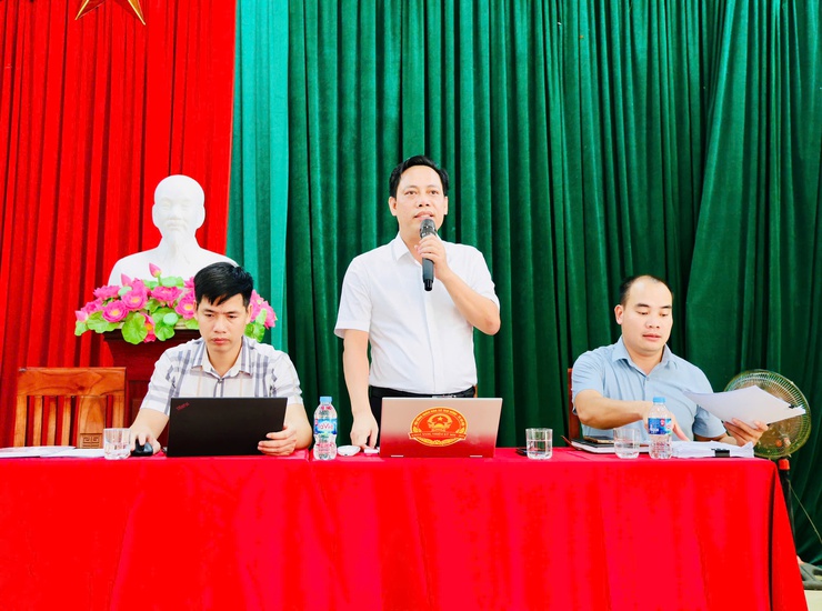 Tam Hưng: Họp dân thôn Dư Dụ triển khai công tác GPMB Dự án Khu đô thị thể thao Olympic- Ảnh 1.