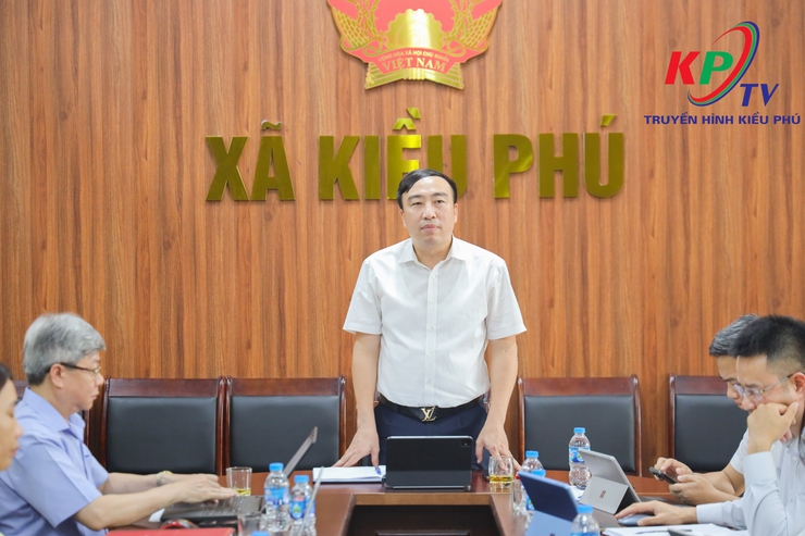 Thường trực Đảng uỷ xã đã tổ chức Hội nghị giao ban Ban Chỉ đạo các dự án trọng điểm trên địa bàn.- Ảnh 9.