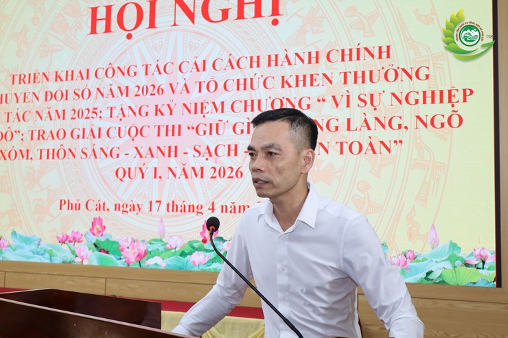 Phú cát triển khai nhiệm vụ cải cách hành chính, chuyển đổi số năm 2026; khen thưởng nhiều tập thể, cá nhân tiêu biểu- Ảnh 2.