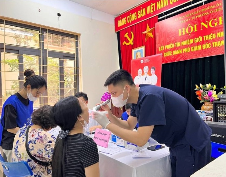 Trạm Y tế Phường Ô Chợ Dừa : Rộn ràng chiến dịch chăm sóc sức khỏe sinh sản &KHHGĐ, nâng cao chất lượng dân số năm 2026- Ảnh 10.