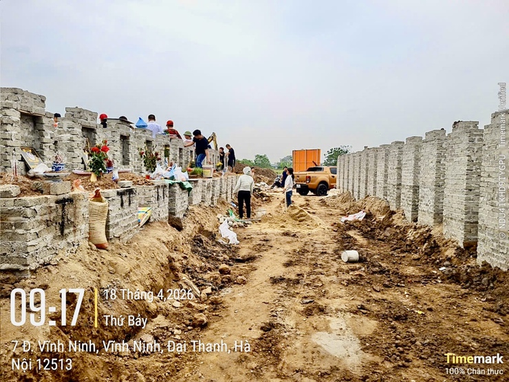 Tuyên truyền vận động 604 gia đình di chuyển mộ vào khu vực tập trung- Ảnh 2.