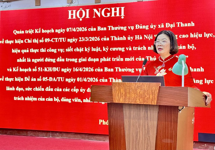 Đảng bộ xã Đại Thanh tổ chức hội nghị trực tiếp kết hợp trực tuyến tới 41 điểm cầu trên toàn địa bàn xã- Ảnh 6.
