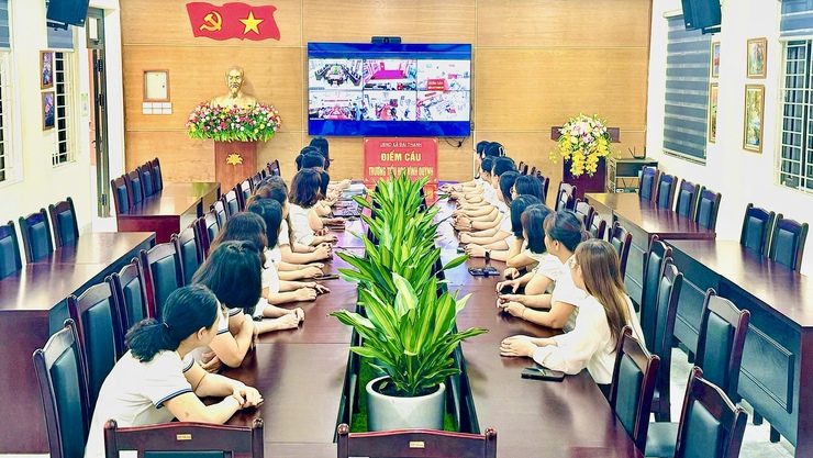 Đảng bộ xã Đại Thanh tổ chức hội nghị trực tiếp kết hợp trực tuyến tới 41 điểm cầu trên toàn địa bàn xã- Ảnh 9.