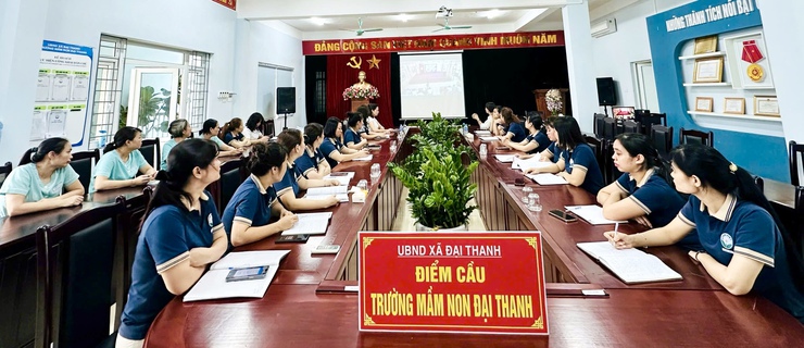 Đảng bộ xã Đại Thanh tổ chức hội nghị trực tiếp kết hợp trực tuyến tới 41 điểm cầu trên toàn địa bàn xã- Ảnh 16.