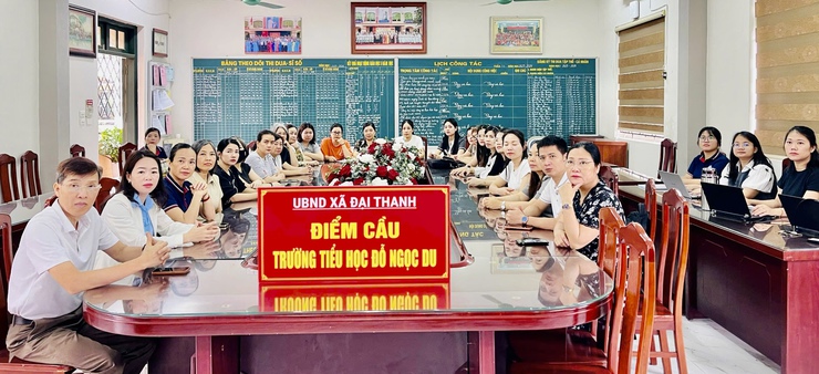 Đảng bộ xã Đại Thanh tổ chức hội nghị trực tiếp kết hợp trực tuyến tới 41 điểm cầu trên toàn địa bàn xã- Ảnh 7.