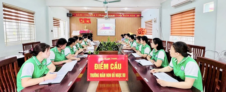 Đảng bộ xã Đại Thanh tổ chức hội nghị trực tiếp kết hợp trực tuyến tới 41 điểm cầu trên toàn địa bàn xã- Ảnh 12.