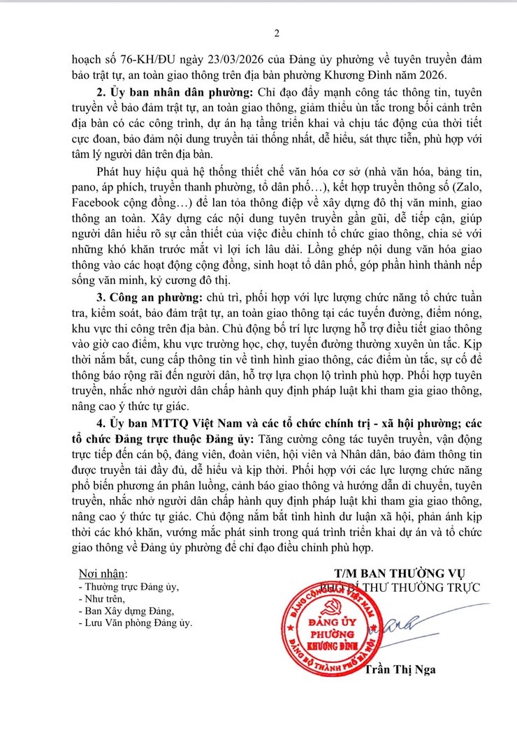 Tăng cường công tác tuyên truyền nhằm nâng cao đồng thuận xã hội trong bảo đảm trật tự, an toàn giao thông trên địa bàn 

 - Ảnh 2.