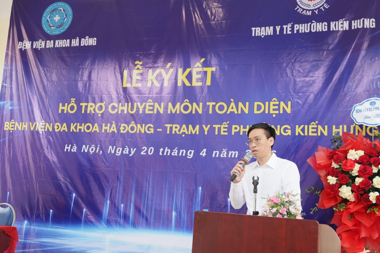 Bệnh viện Đa khoa Hà Đông hỗ trợ chuyên môn toàn diện cho Trạm Y tế phường Kiến Hưng- Ảnh 1.