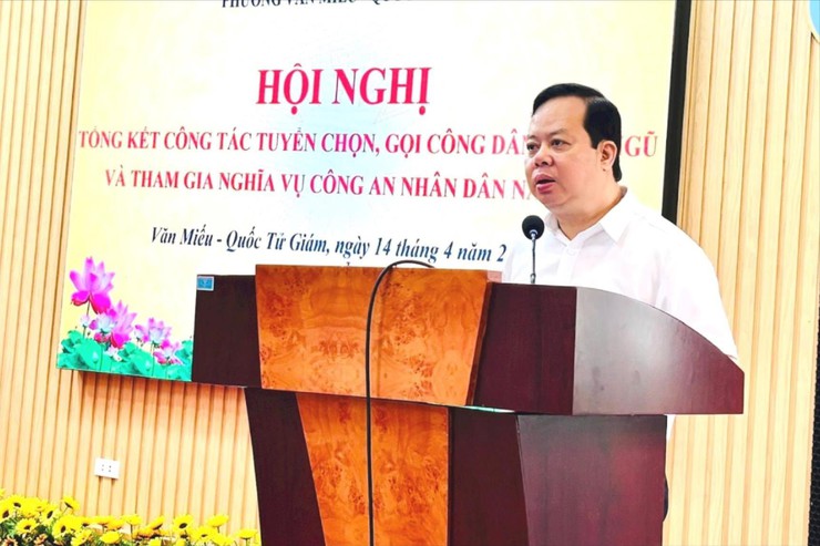 PHƯỜNG VĂN MIẾU - QUỐC TỬ GIÁM BẢO ĐẢM CÔNG KHAI, DÂN CHỦ TRONG CÔNG TÁC TUYỂN QUÂN- Ảnh 3.