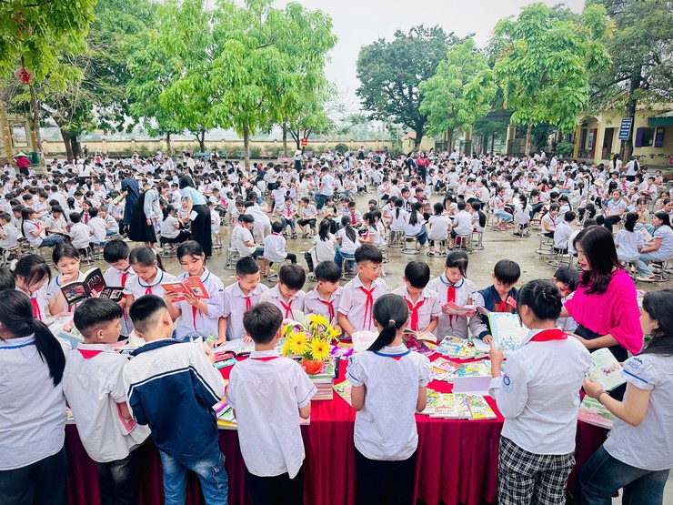 Ngày hội đọc sách – Lan tỏa văn hóa đọc tại Trường Tiểu học Vật Lại- Ảnh 5.