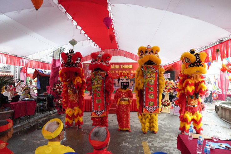 Lễ Khánh thành Đình làng Động Giã (xã Thanh Oai)- Ảnh 1.