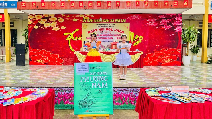 Ngày hội đọc sách – Lan tỏa văn hóa đọc tại Trường Tiểu học Vật Lại- Ảnh 8.