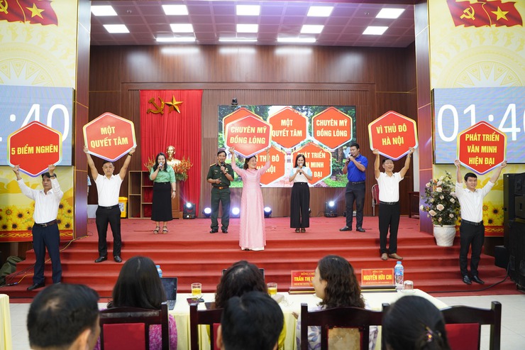 Lan tỏa trách nhiệm cộng đồng từ hội thi "Chuyên Mỹ chung tay khắc phục 5 điểm nghẽn, xây dựng thủ đô Hà Nội xanh, văn minh, hiện đại và phát triển bền vững"- Ảnh 4.