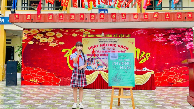 Ngày hội đọc sách – Lan tỏa văn hóa đọc tại Trường Tiểu học Vật Lại- Ảnh 9.
