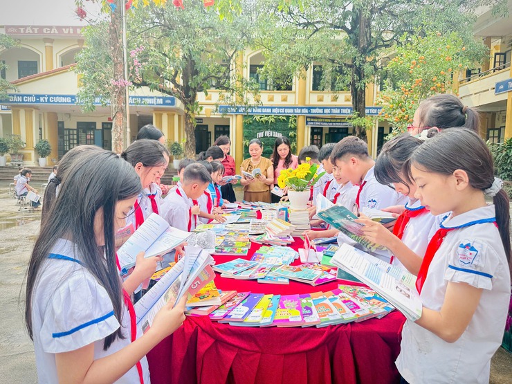 Ngày hội đọc sách – Lan tỏa văn hóa đọc tại Trường Tiểu học Vật Lại- Ảnh 7.