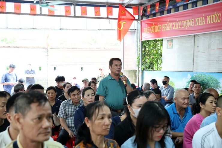 Xuân Mai đối thoại, vận động bàn giao mặt bằng dự án Quốc lộ 6 với hộ gia đình, cá nhân thôn Tân Mai- Ảnh 6.