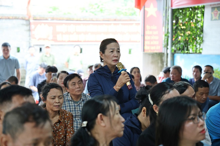 Xuân Mai đối thoại, vận động bàn giao mặt bằng dự án Quốc lộ 6 với hộ gia đình, cá nhân thôn Tân Mai- Ảnh 8.