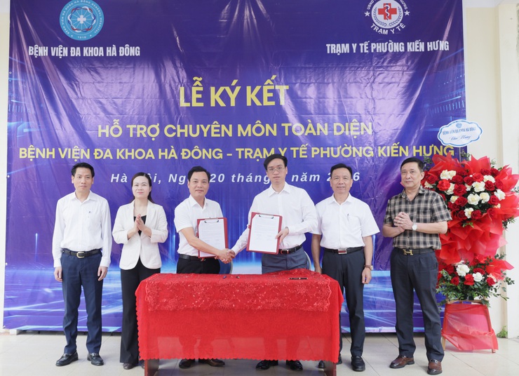 Bệnh viện Đa khoa Hà Đông hỗ trợ chuyên môn toàn diện cho Trạm Y tế phường Kiến Hưng- Ảnh 2.