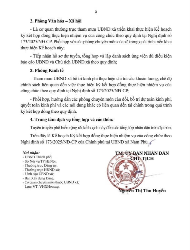 
Kế hoạch số 194/KH-UBND ngày 15/4/2026 của UBND xã Nam Phù- Ảnh 5.
