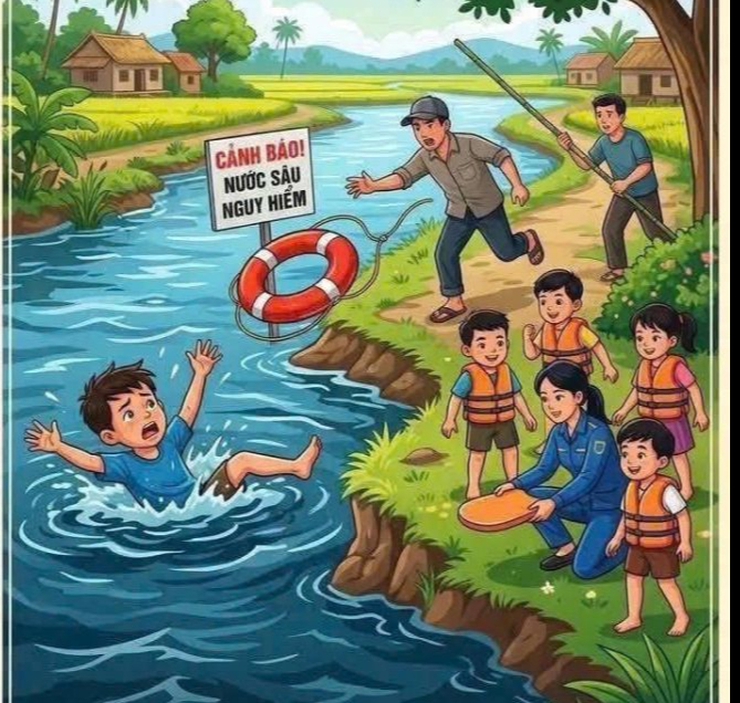 Phòng Cảnh sát PCCC và CNCH Hà Nội: Tuyên truyền cảnh báo tai nạn đuối nước trong mùa nắng nóng - Ảnh 1.